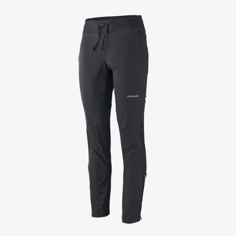Pantalones de escudo de viento de la Patagonia (negro) mujer