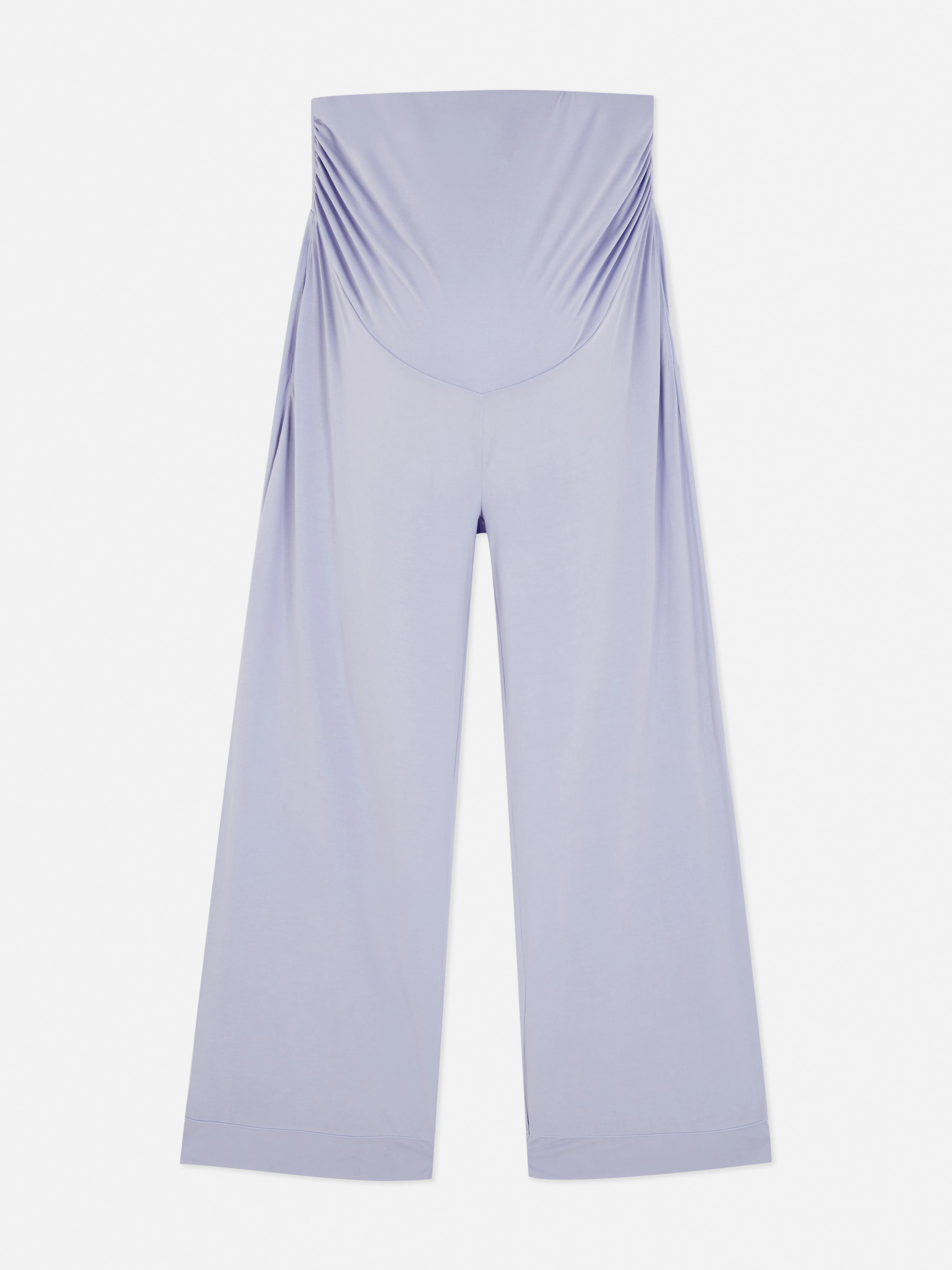 Pantalones de pijama de premamá de pernera ancha