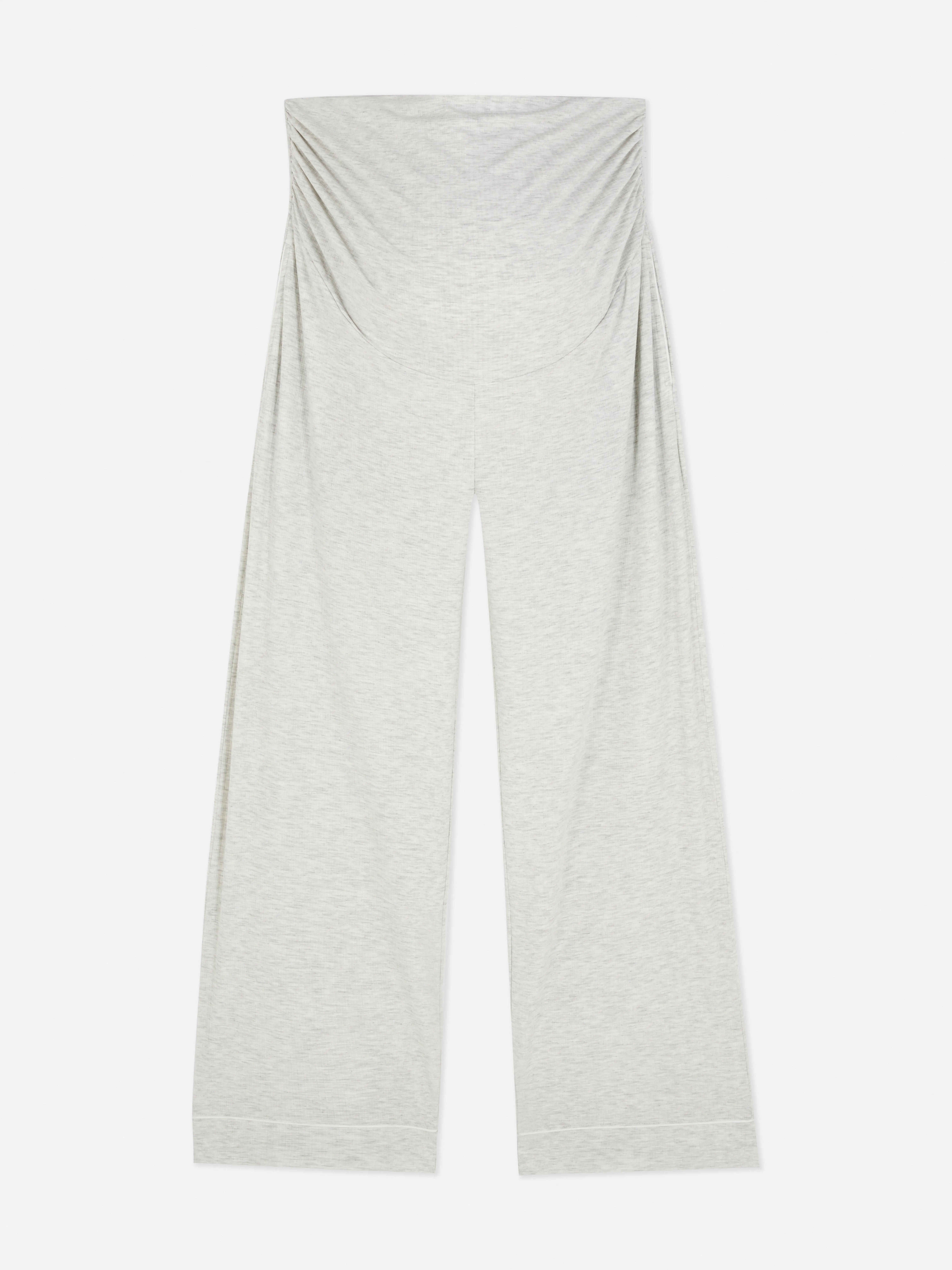 Pantalones de pijama premamá acanalados
