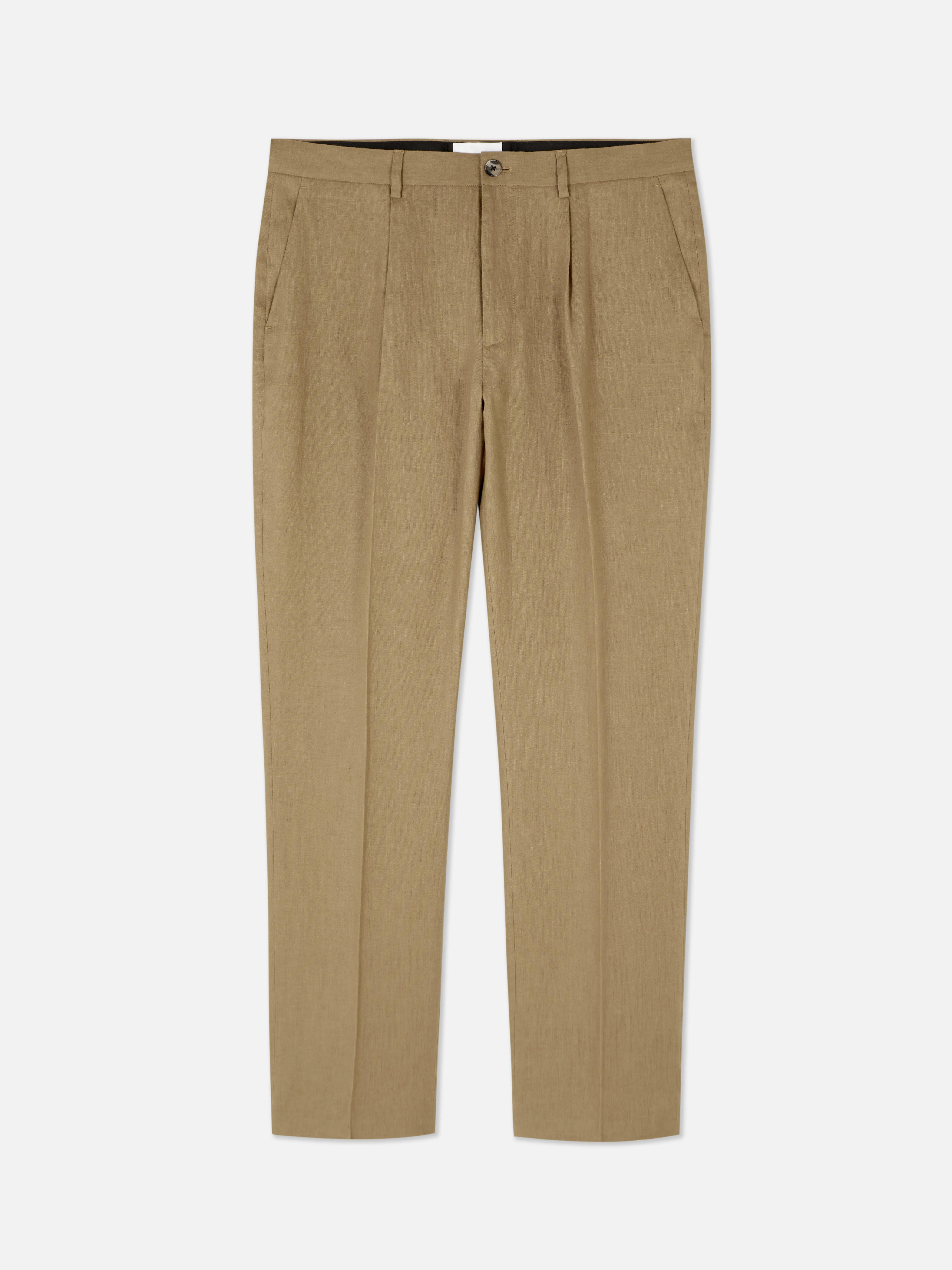 Pantalones de traje de lino de Kem