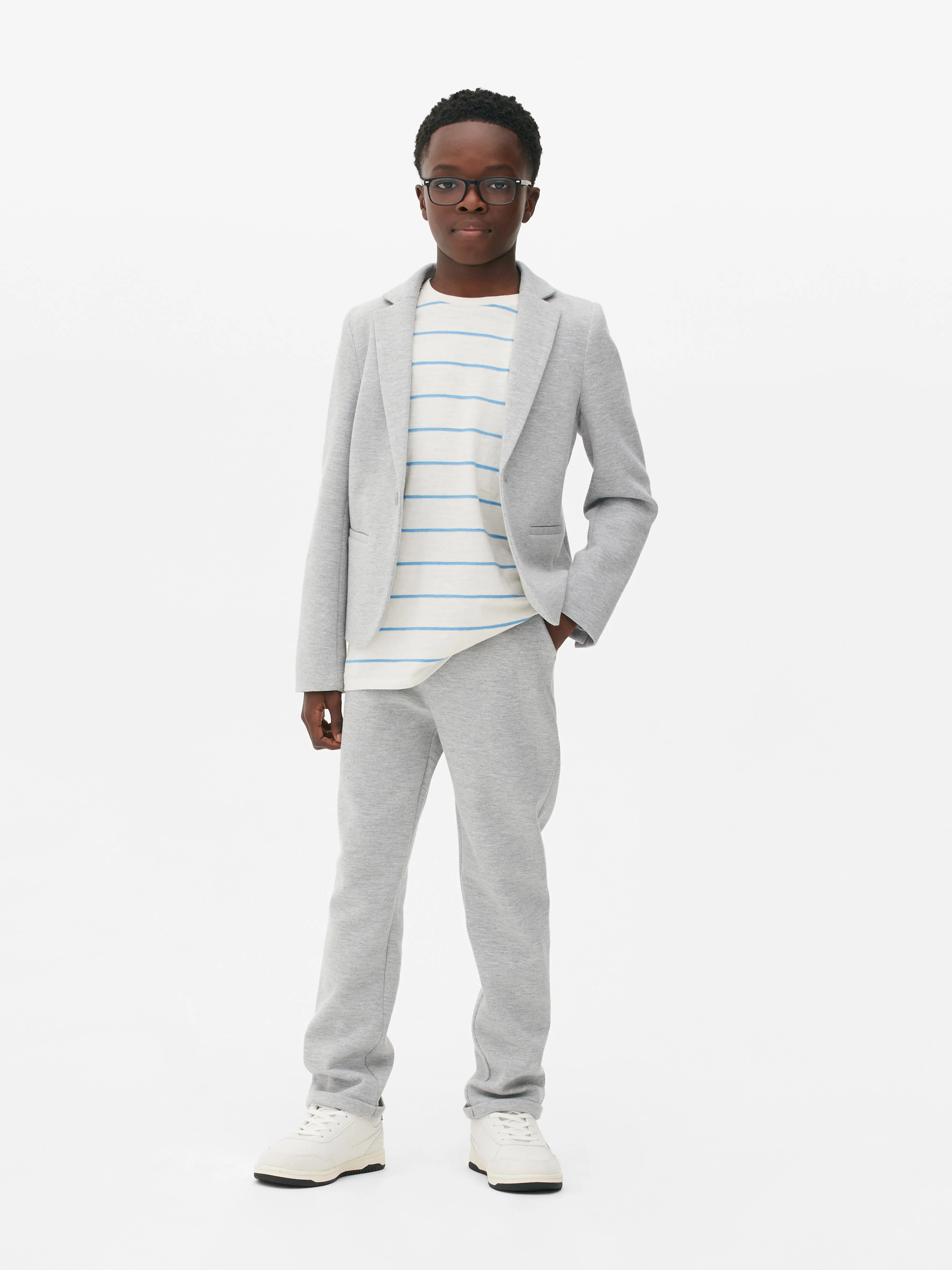 Pantalones de traje de punto para ocasiones formales