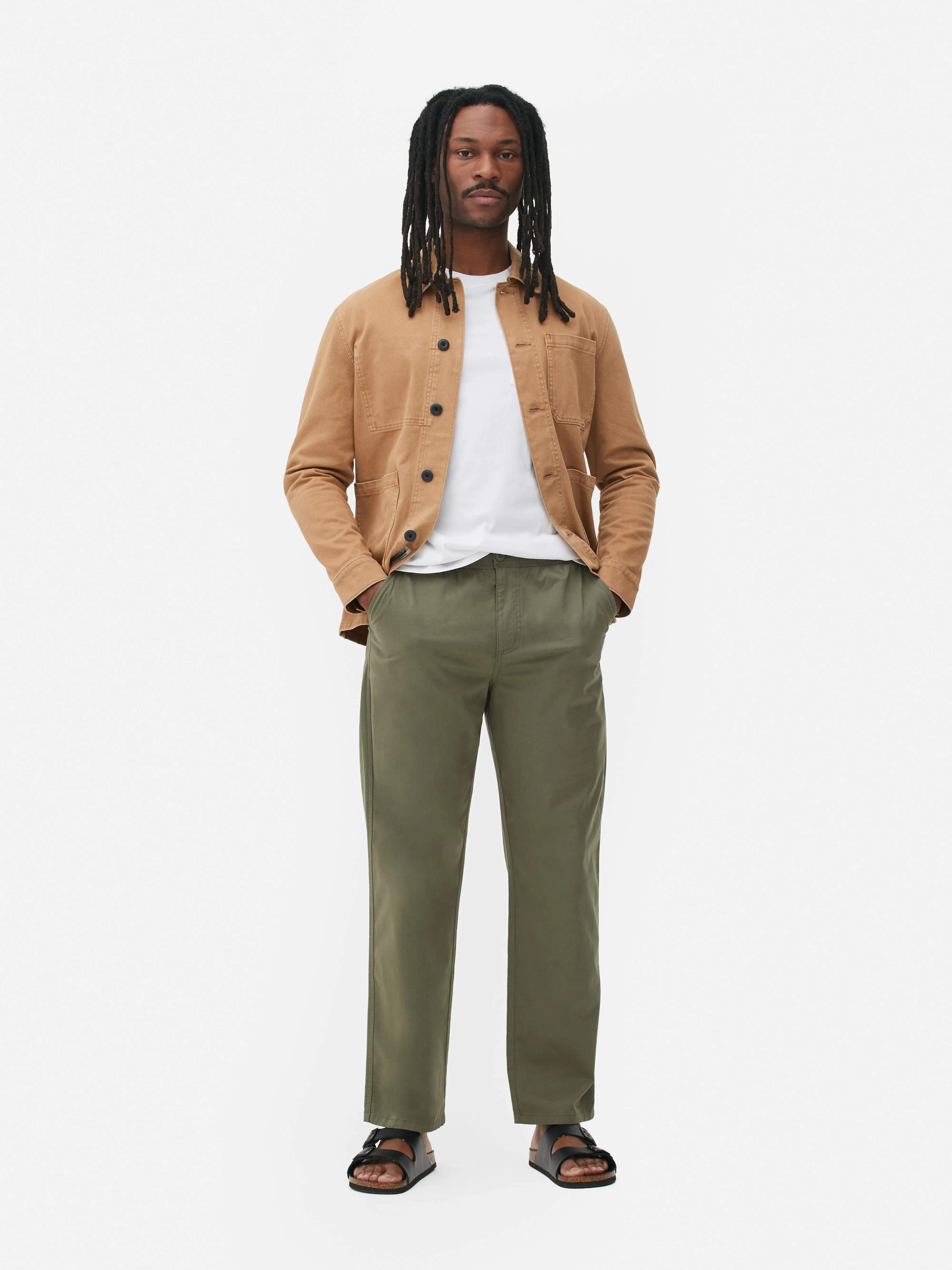 Pantalón chino de pernera recta de The Stronghold