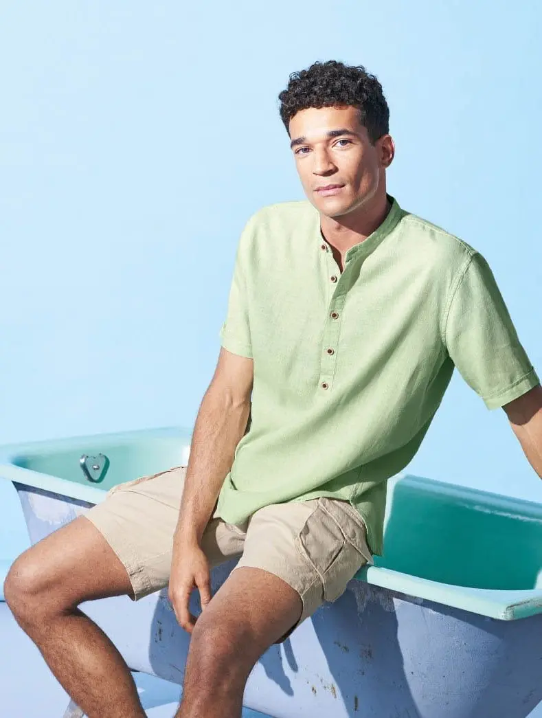 Pantalón corto cargo para hombre