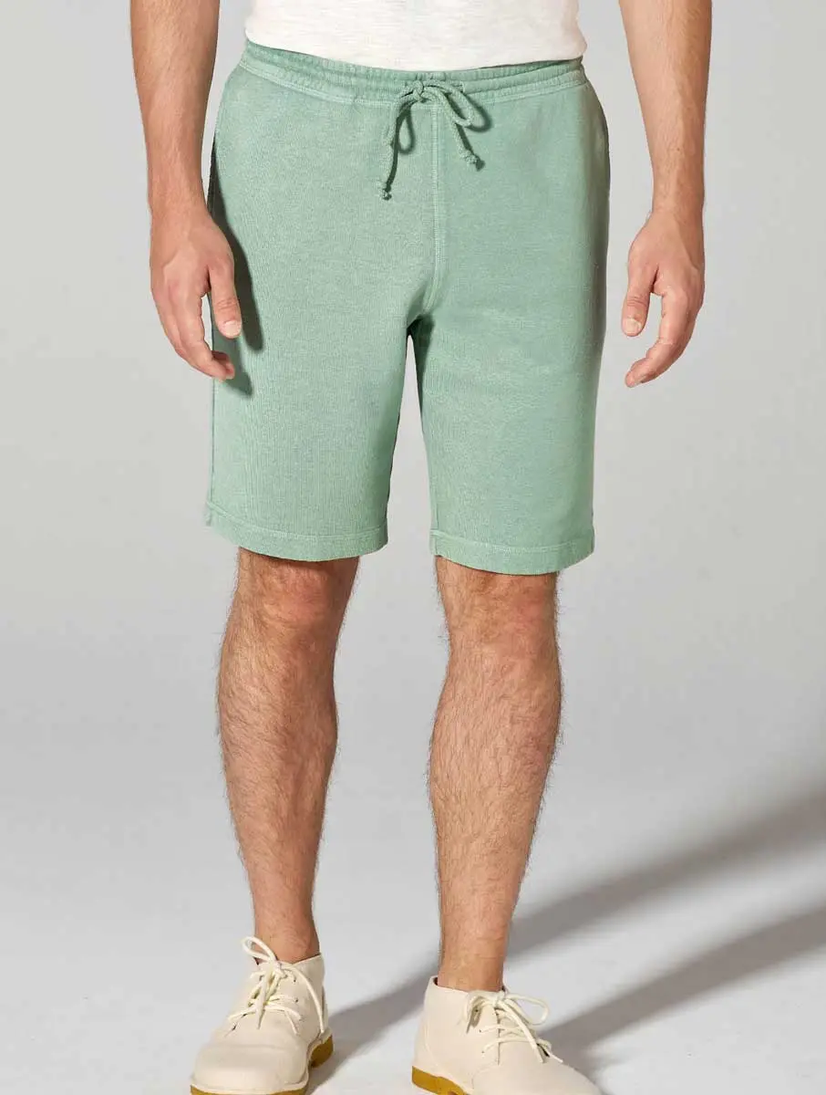 Pantalón corto deportivo en mezcla de cáñamo ecológico