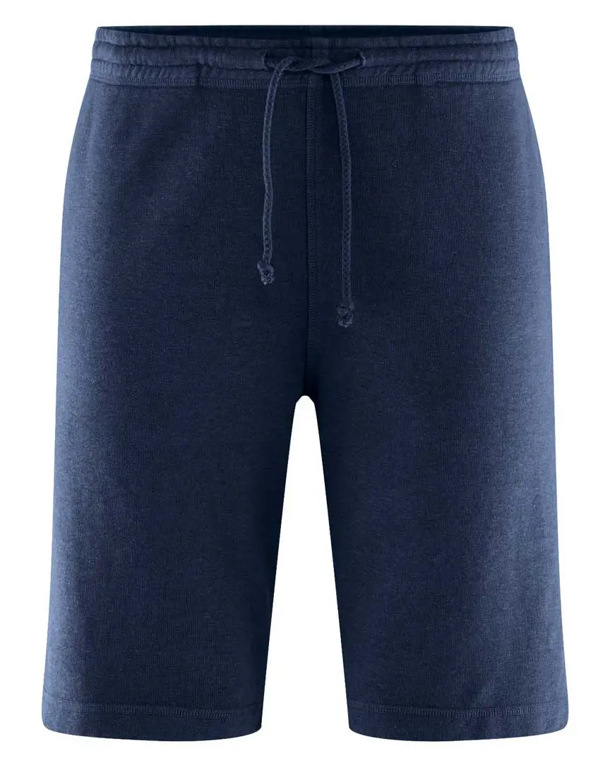 Pantalón corto deportivo en mezcla de cáñamo ecológico