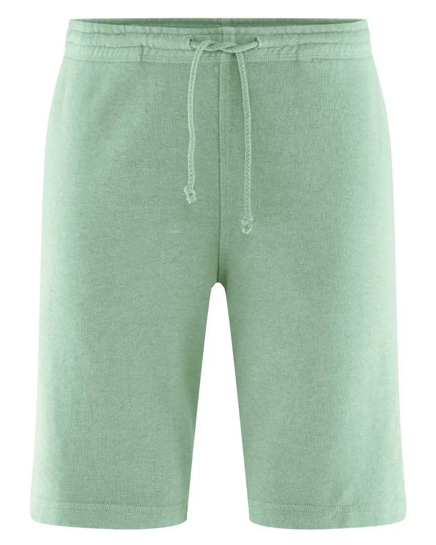 Pantalón corto deportivo en mezcla de cáñamo ecológico