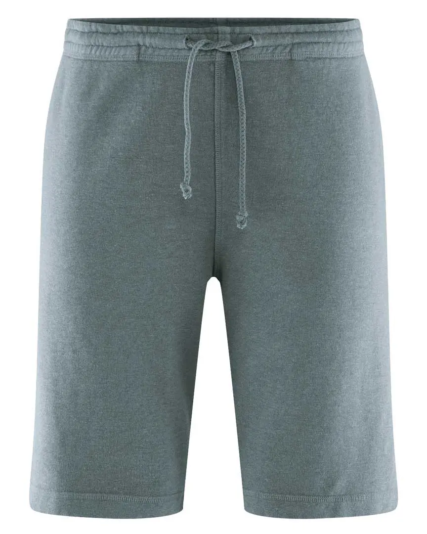Pantalón corto deportivo en mezcla de cáñamo ecológico