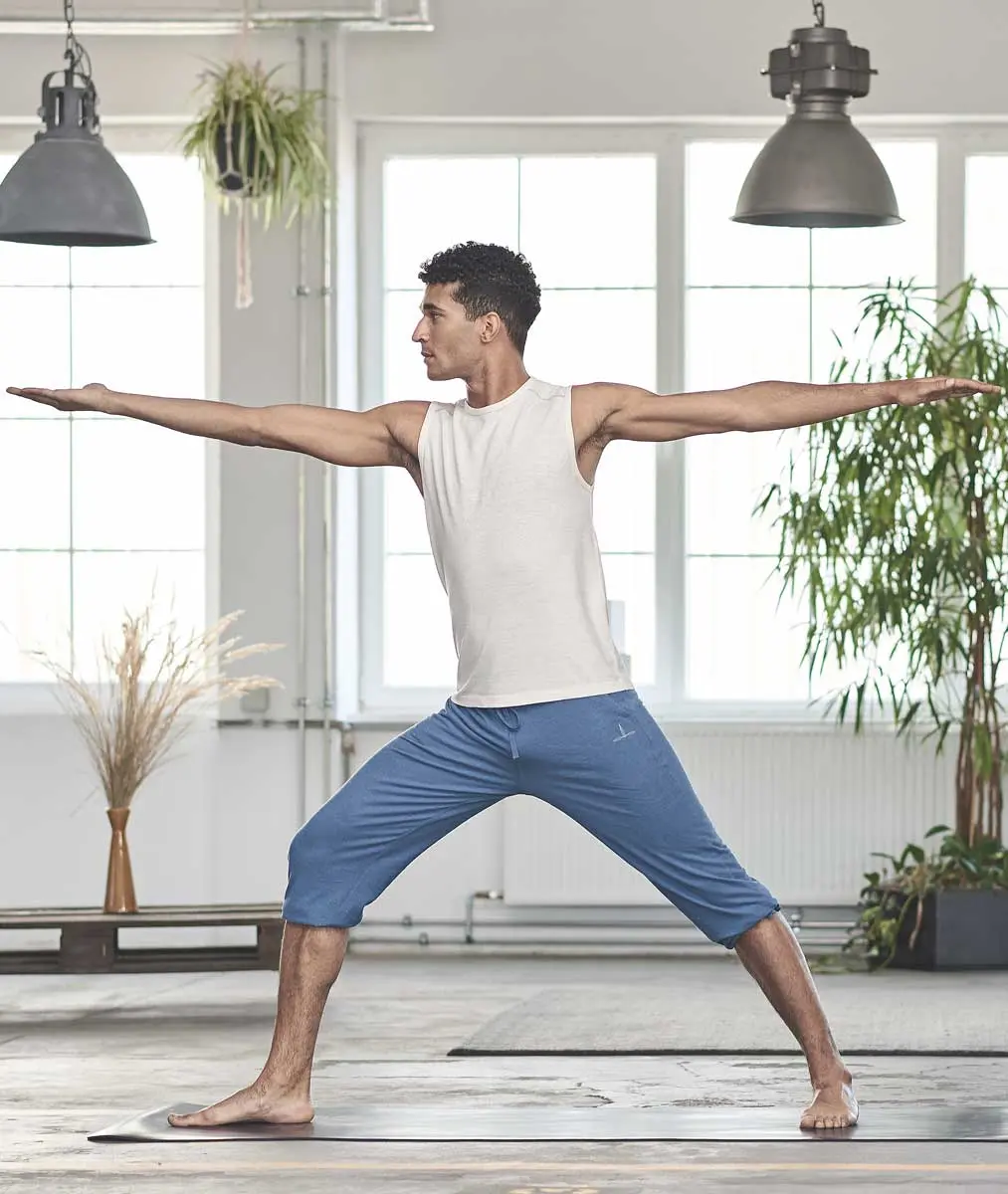 Pantalón pirata de yoga ecológico para hombre