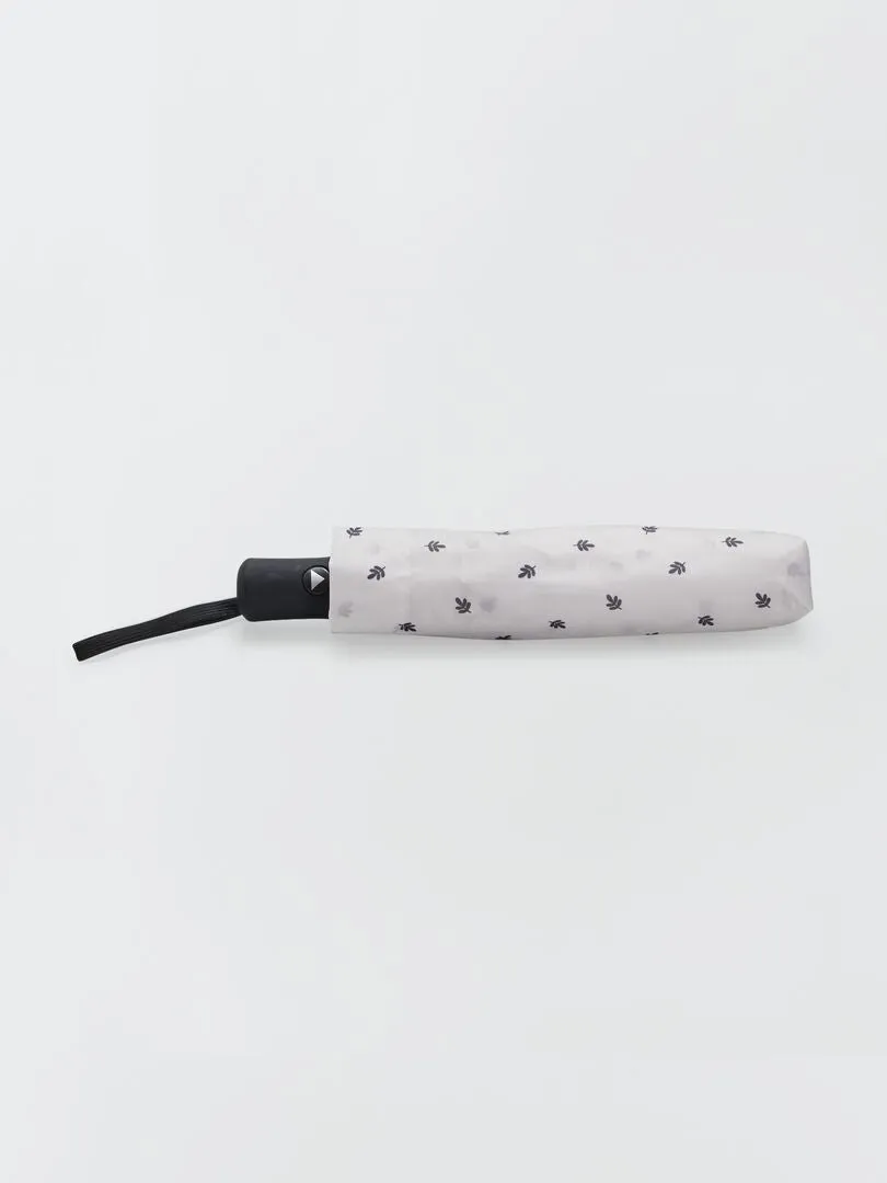 PARAGUAS PLEGABLE CON FUNDA  BEIGE