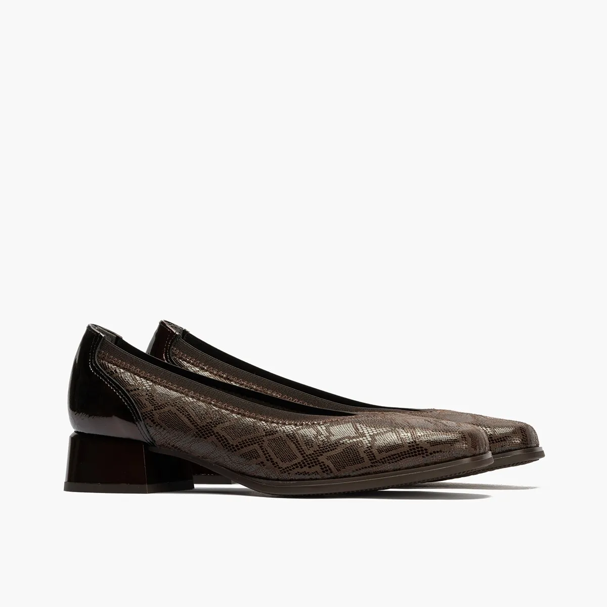Pitillos zapato tacón bajo licra y elástico muy cómodo 5424
