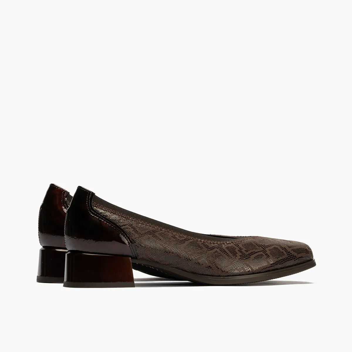 Pitillos zapato tacón bajo licra y elástico muy cómodo 5424