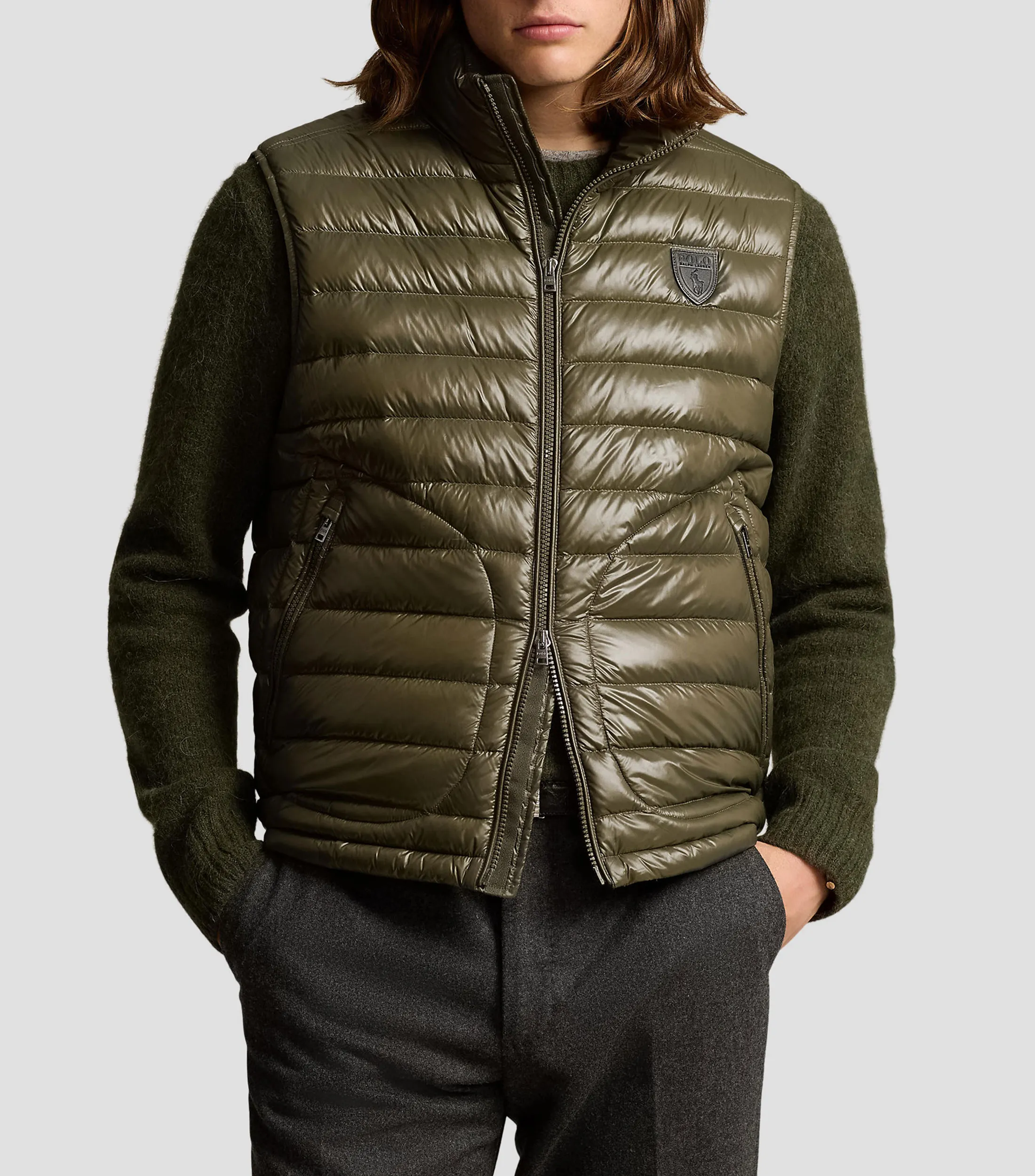 Polo Ralph Lauren Chaleco de plumas brillantes Hombre