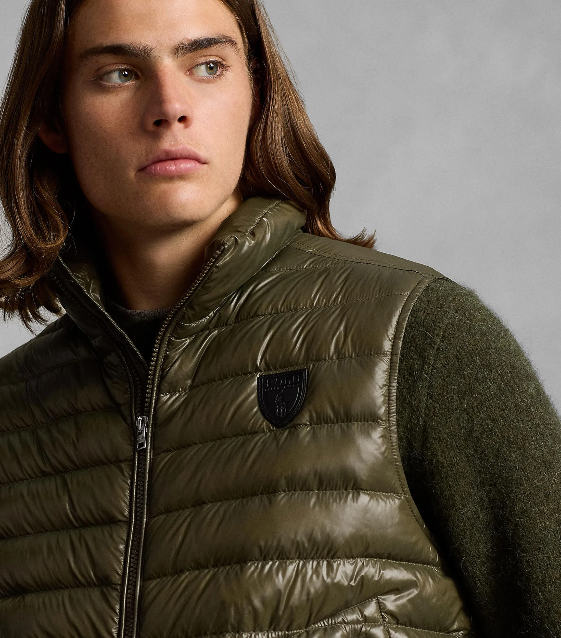 Polo Ralph Lauren Chaleco de plumas brillantes Hombre