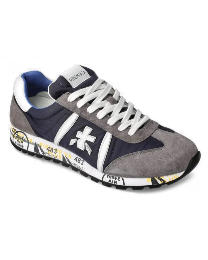 PREMIATA  600 BLU/BIANCO