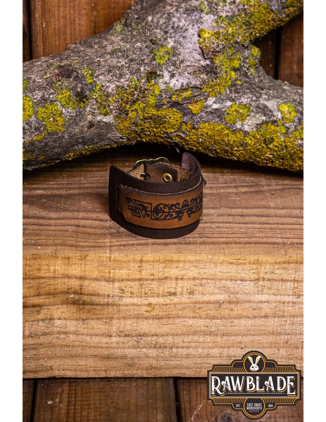 Pulsera de cuero meliano para nobles y elfos