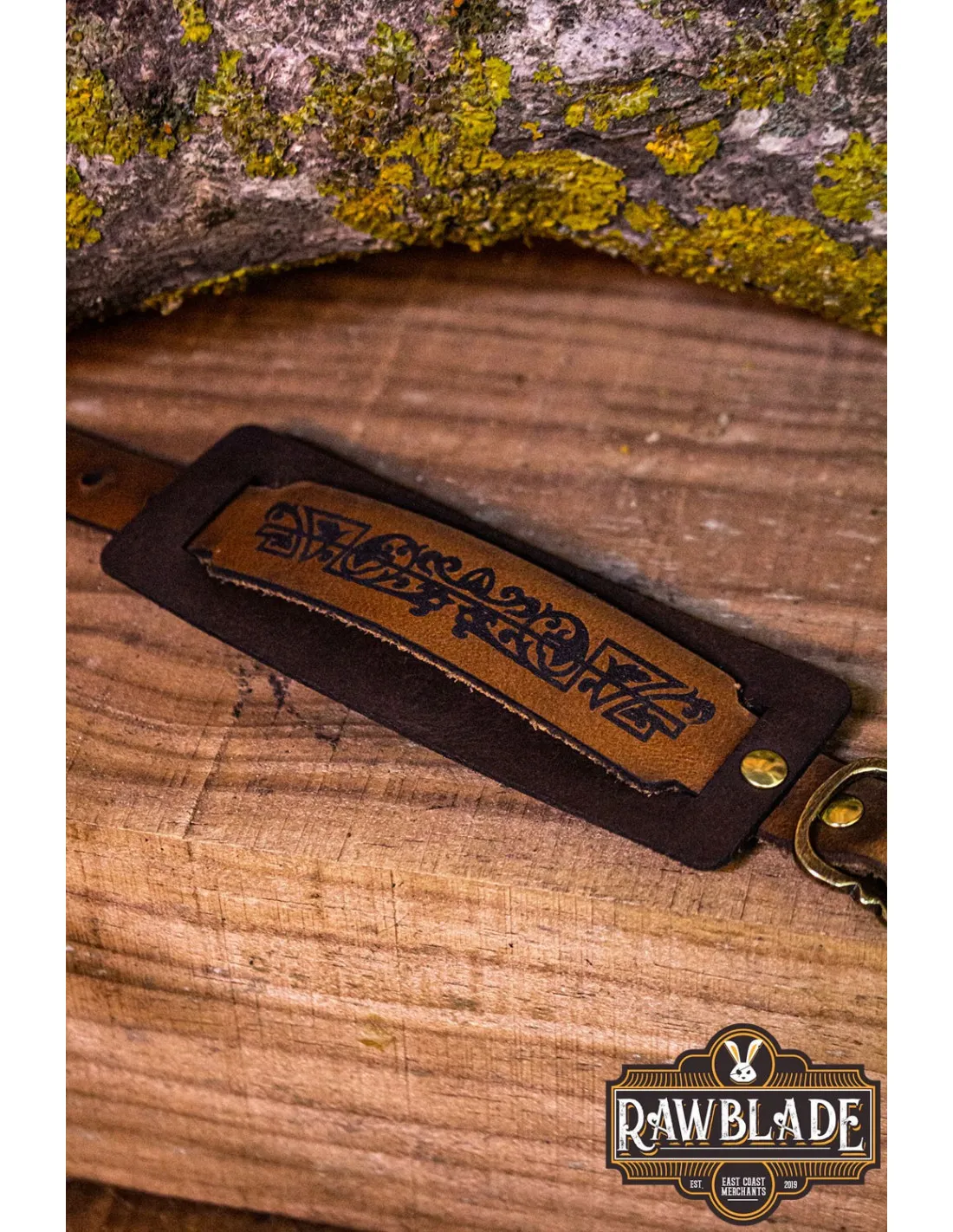 Pulsera de cuero meliano para nobles y elfos