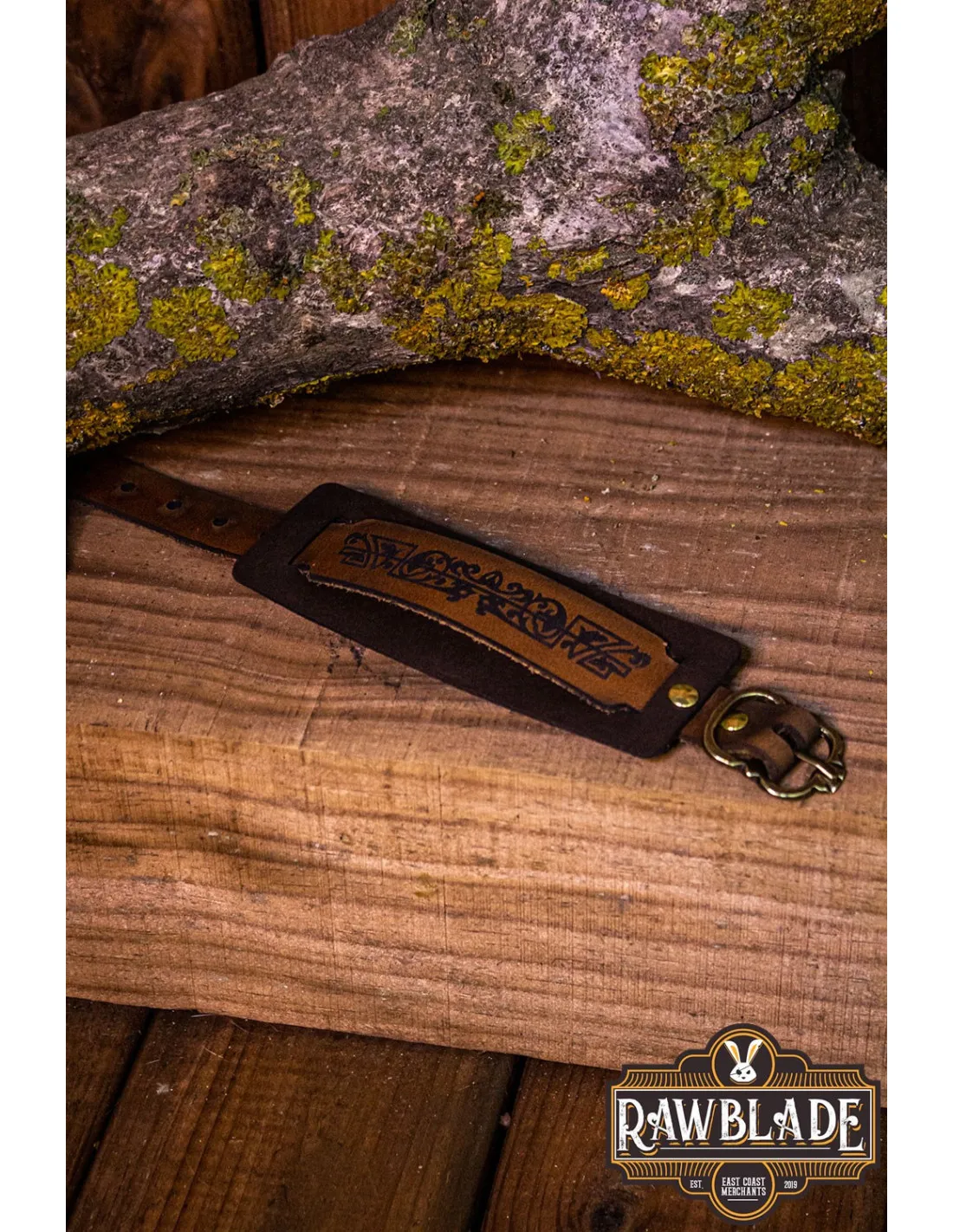 Pulsera de cuero meliano para nobles y elfos