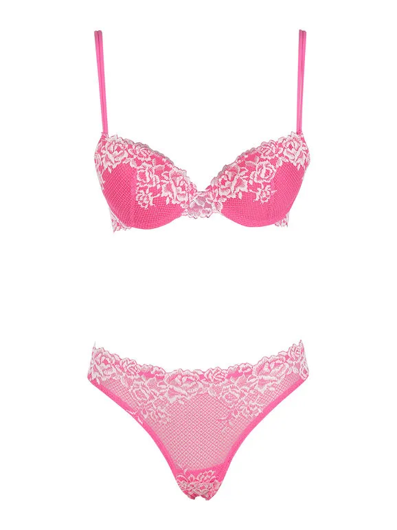 Pura P0787C Ropa interior push up completa + sujetador brasileño