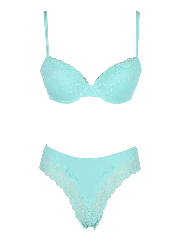 PURA P0796C CONJUNTO PUSHUP MUJER + ROPA INTERIOR BRASILEñA BAMBú
