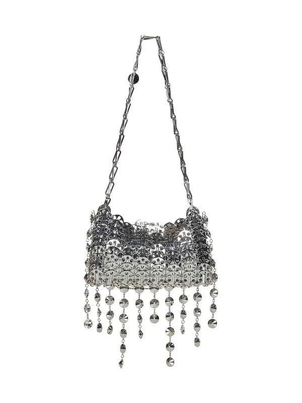 RABANNE BOLSA BANDOLERA  PLATA