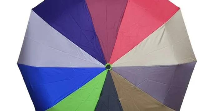 RB245 PARAGUAS MULTICOLOR  Ø 96 CM  CON FUNDA  APERTURA/CIERRE AUTOMáTICO
