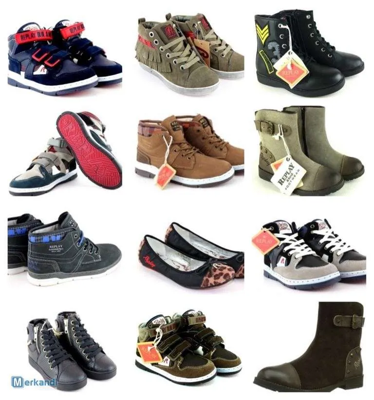Repetir zapatos ninos chicas ninos marca zapatillas remanentes Replay