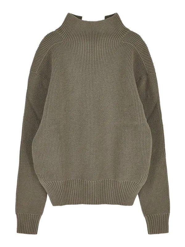 RICK OWENS SUéTER CUELLO REDONDO  GRIS