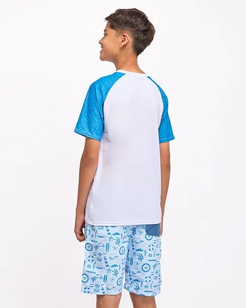 Ropa De Baño 2 Piezas Jovencito Dominic Blanco