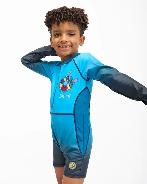 Ropa De Baño Niño Brandon Azul Campana