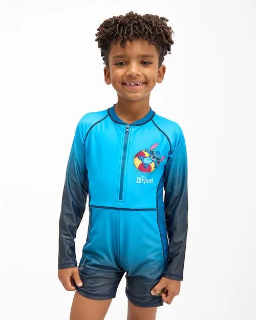 Ropa De Baño Niño Brandon Azul Campana