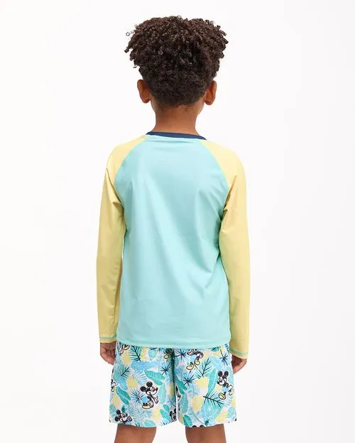Ropa De Baño Niño Orlando Celeste Aguamarina