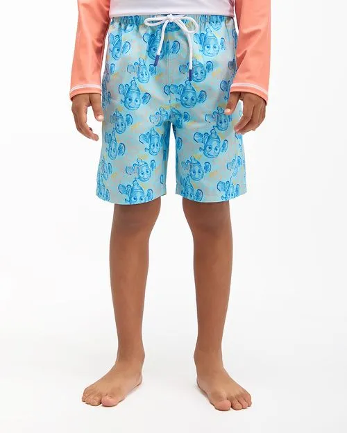 Ropa De Baño Niño Tomy Blanco/Celeste Oscuro