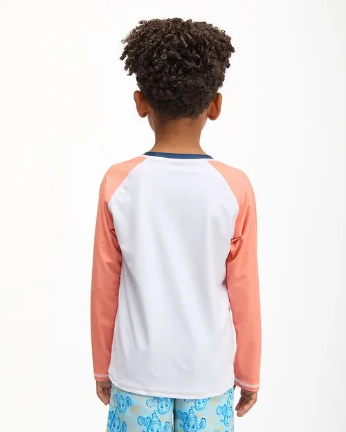 Ropa De Baño Niño Tomy Blanco/Celeste Oscuro
