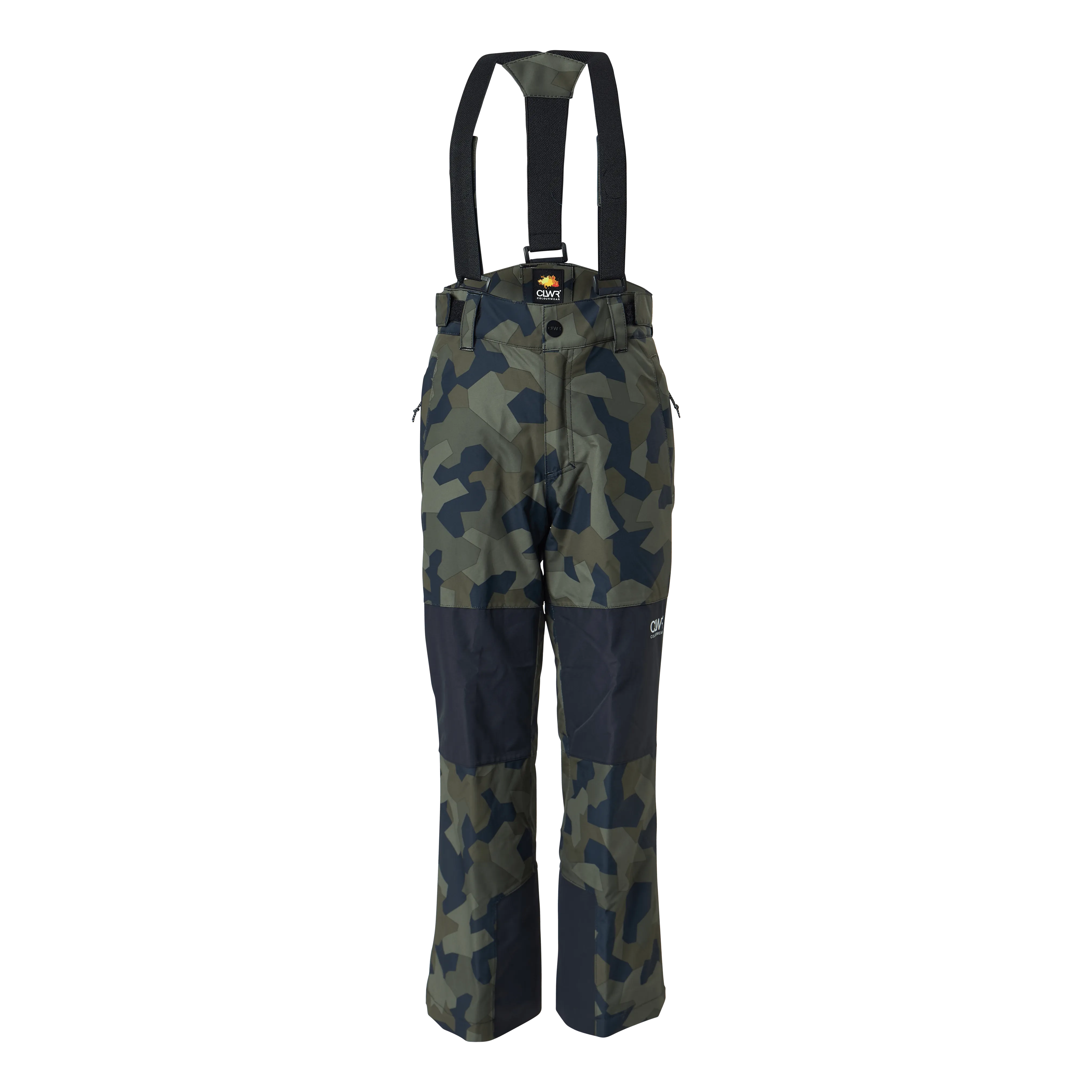 Ropa de color Cube Bib Pant Jr Camo Dark Khaki