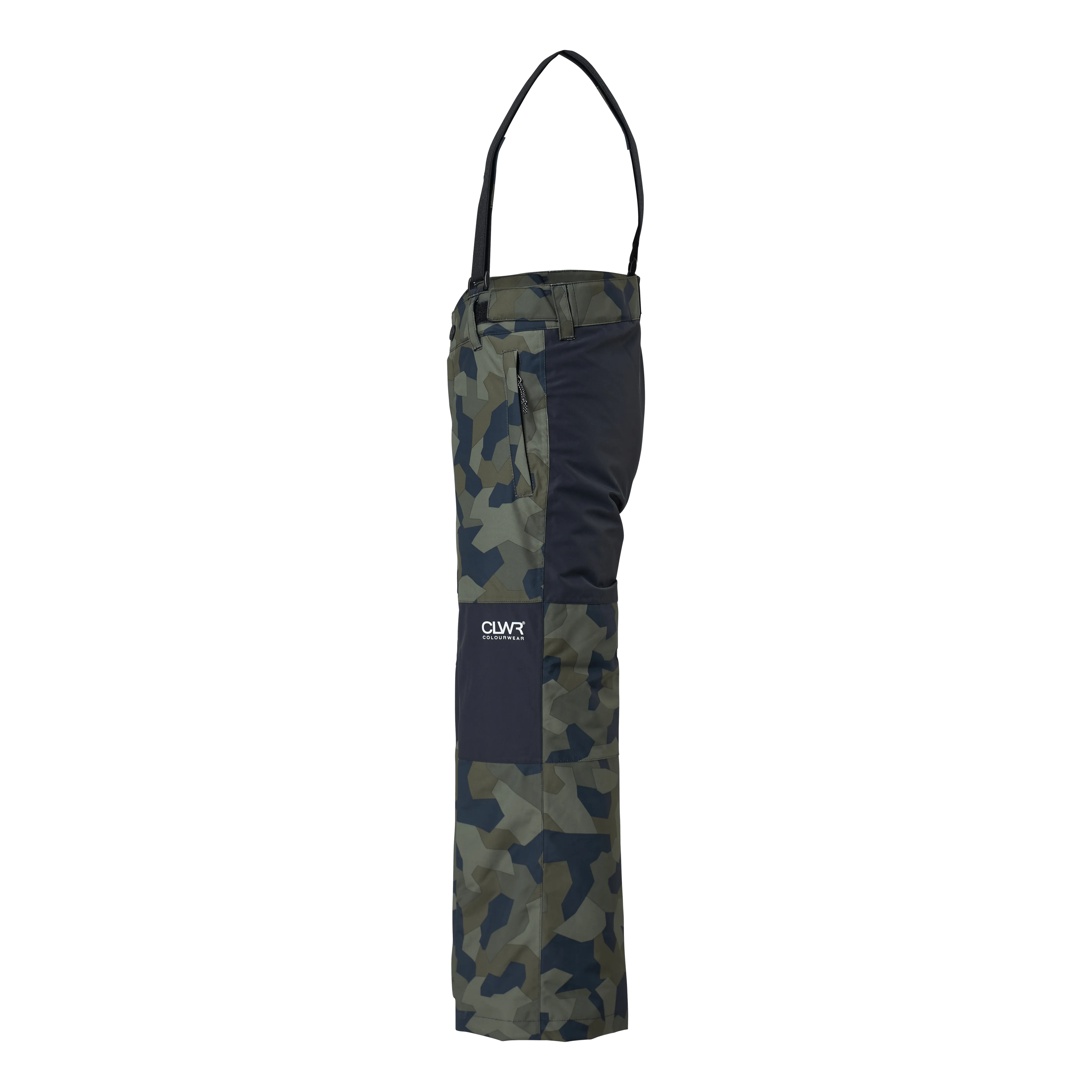 Ropa de color Cube Bib Pant Jr Camo Dark Khaki
