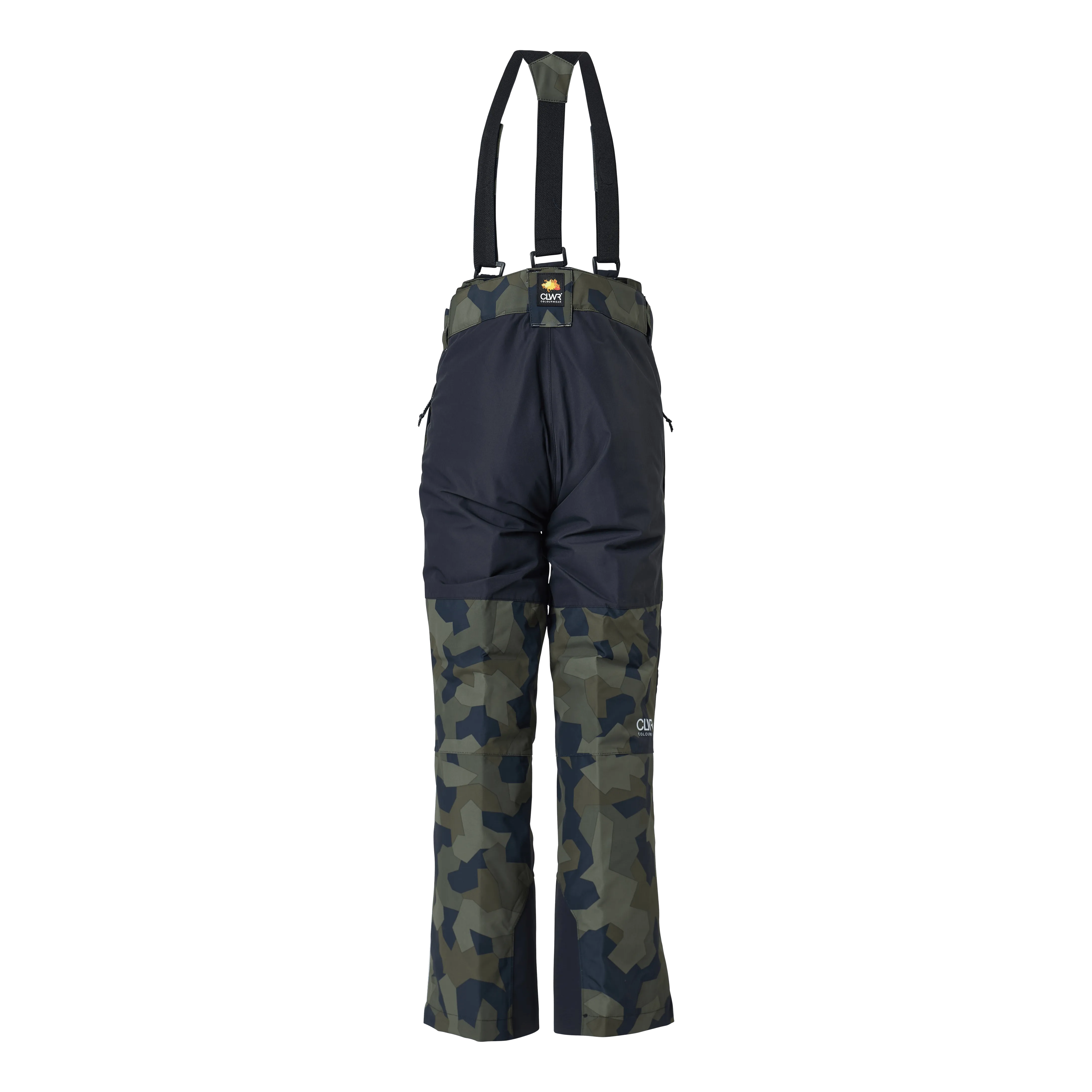 Ropa de color Cube Bib Pant Jr Camo Dark Khaki