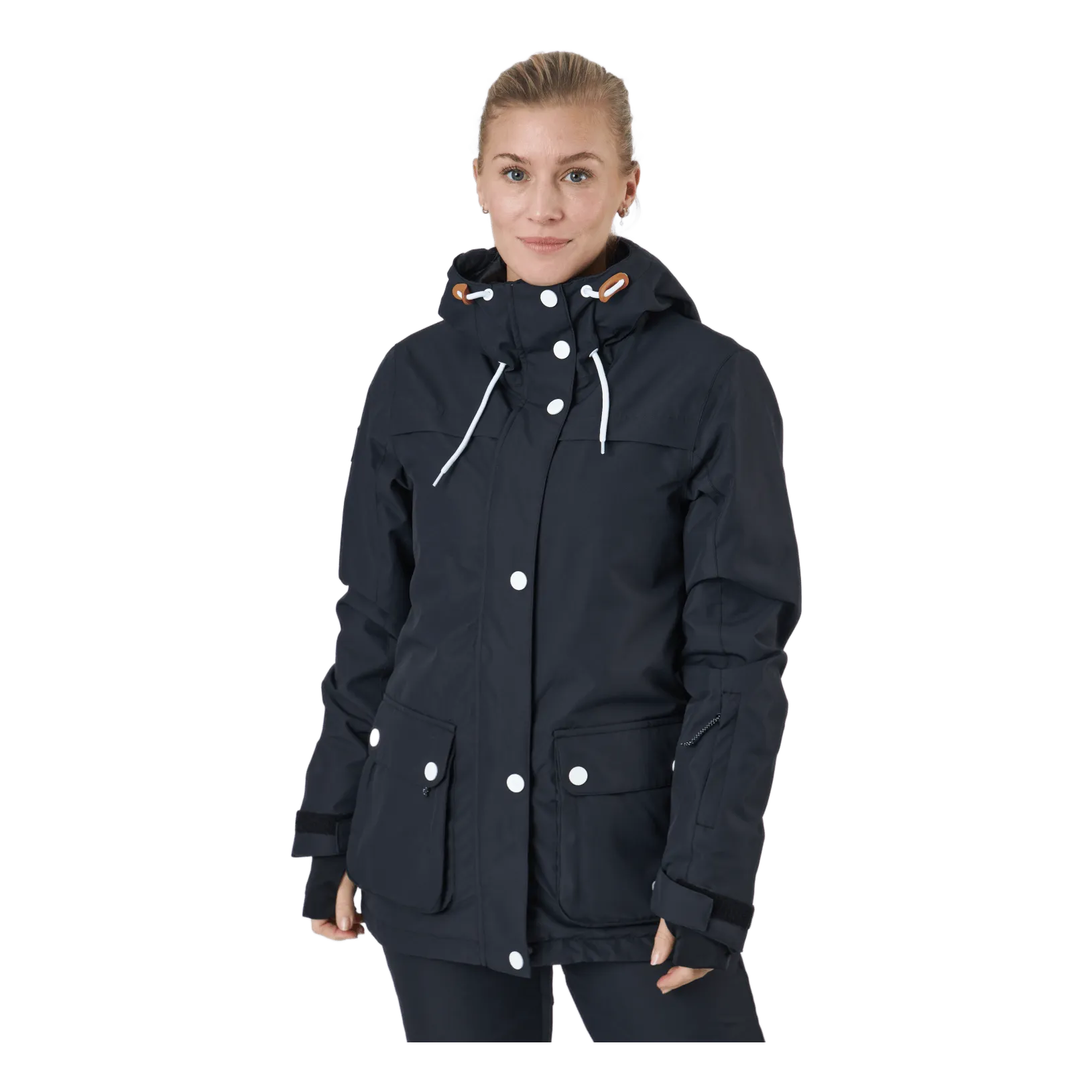 Ropa de color Ida Jkt W Black 999