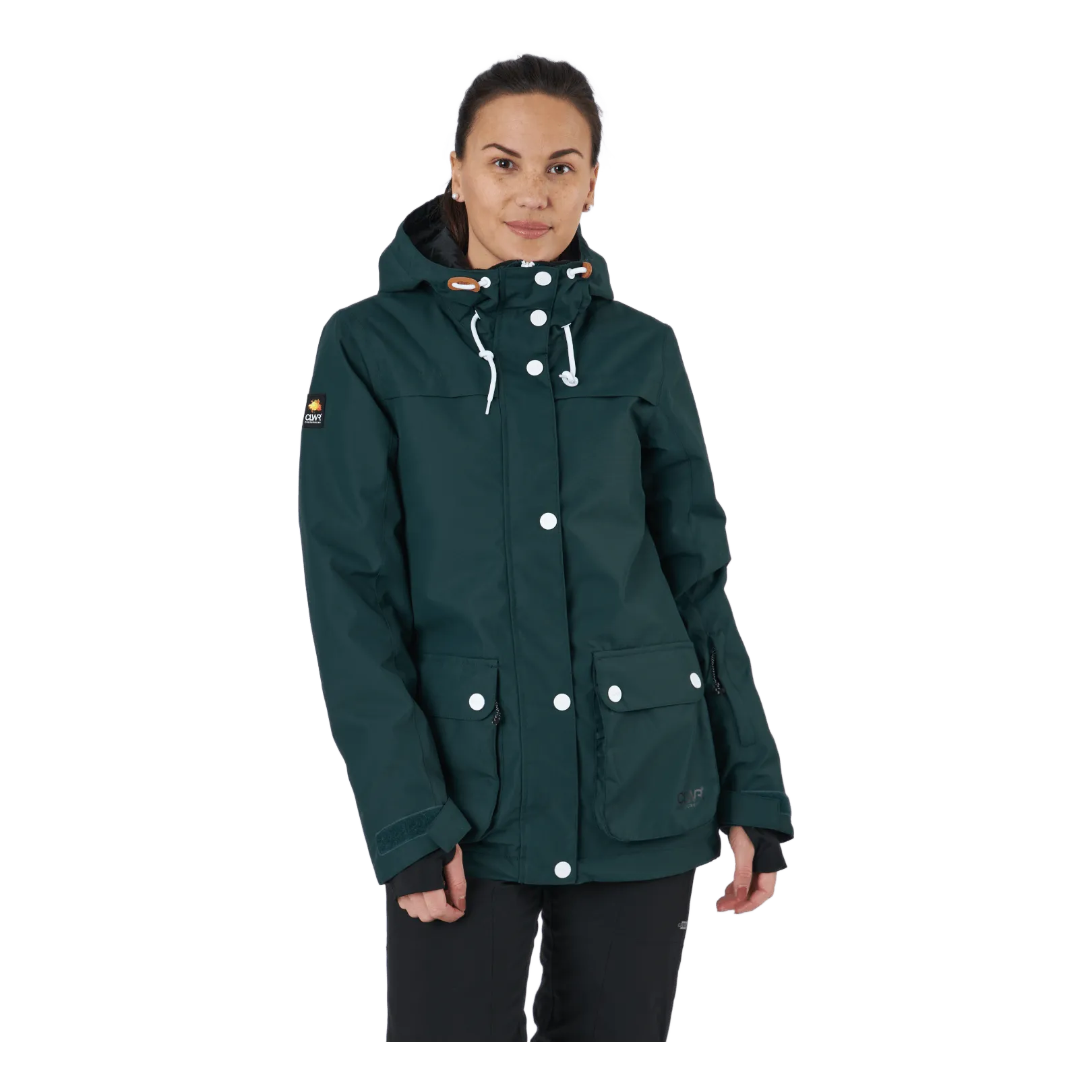 Ropa de color Ida Jkt W Dark Green 676