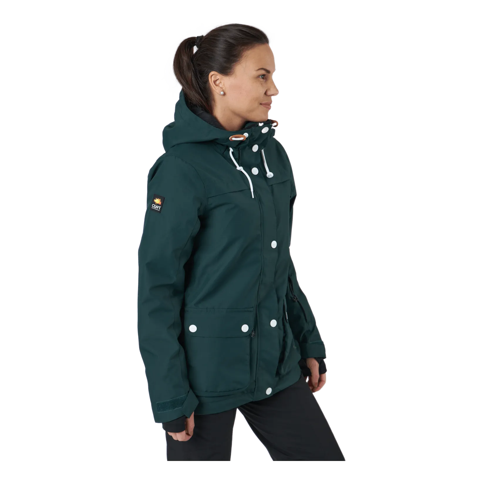 Ropa de color Ida Jkt W Dark Green 676