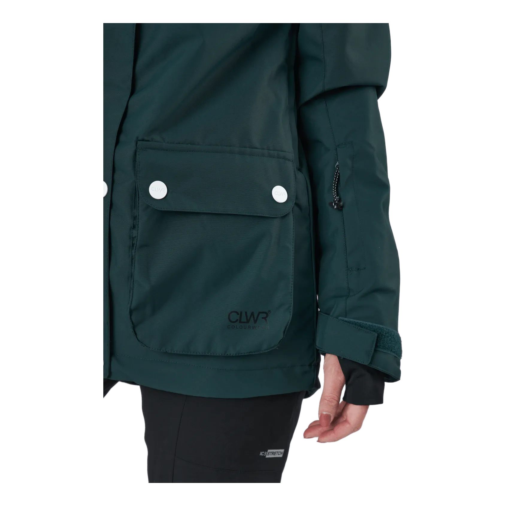 Ropa de color Ida Jkt W Dark Green 676