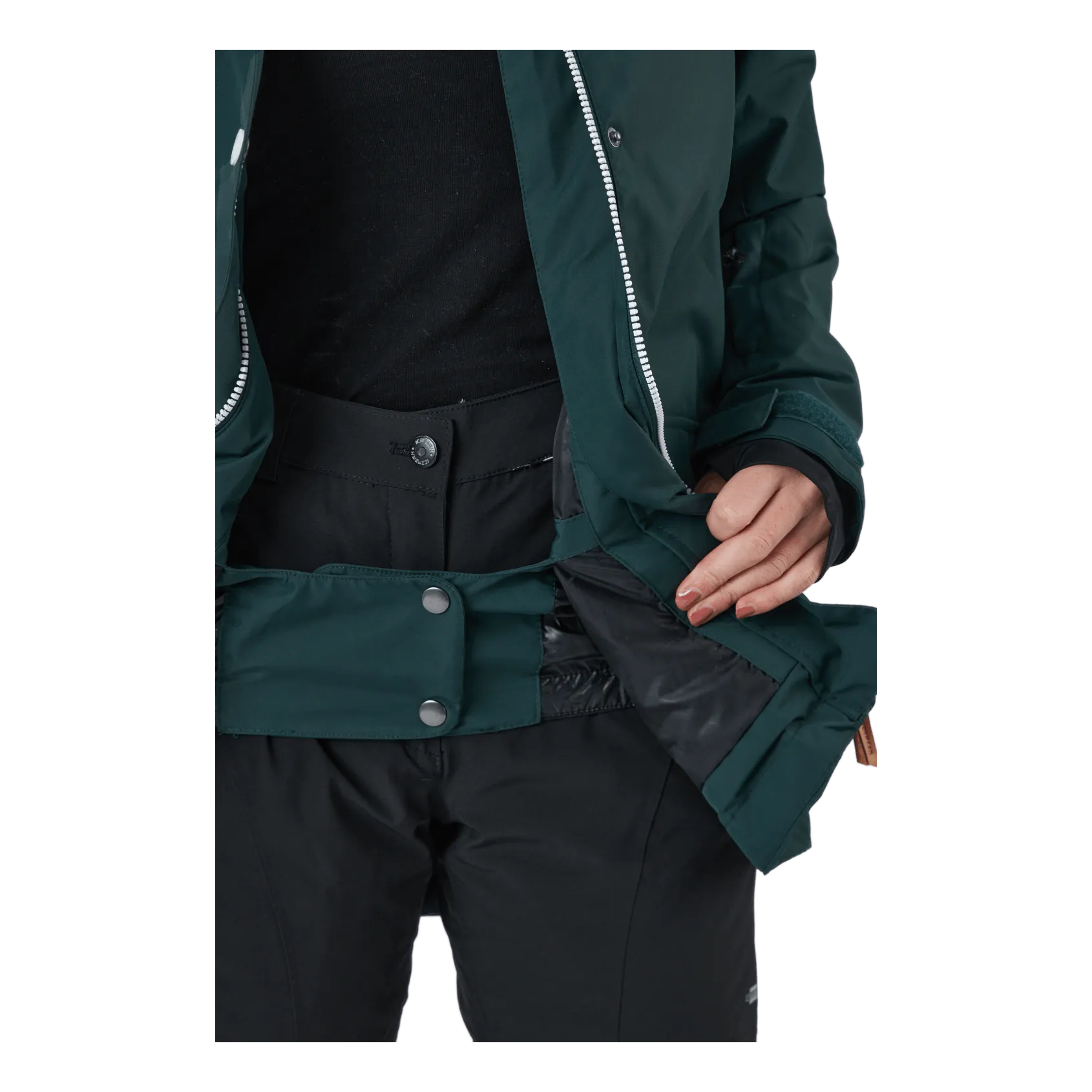Ropa de color Ida Jkt W Dark Green 676