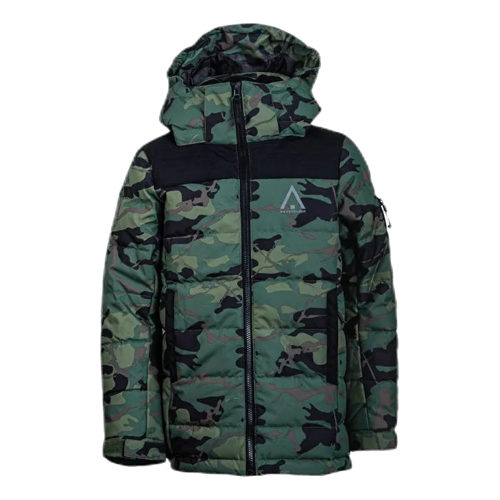 Ropa de color Polar Youth Puff Jacket Patterned/Green