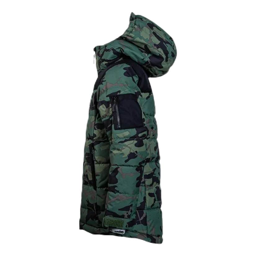 Ropa de color Polar Youth Puff Jacket Patterned/Green
