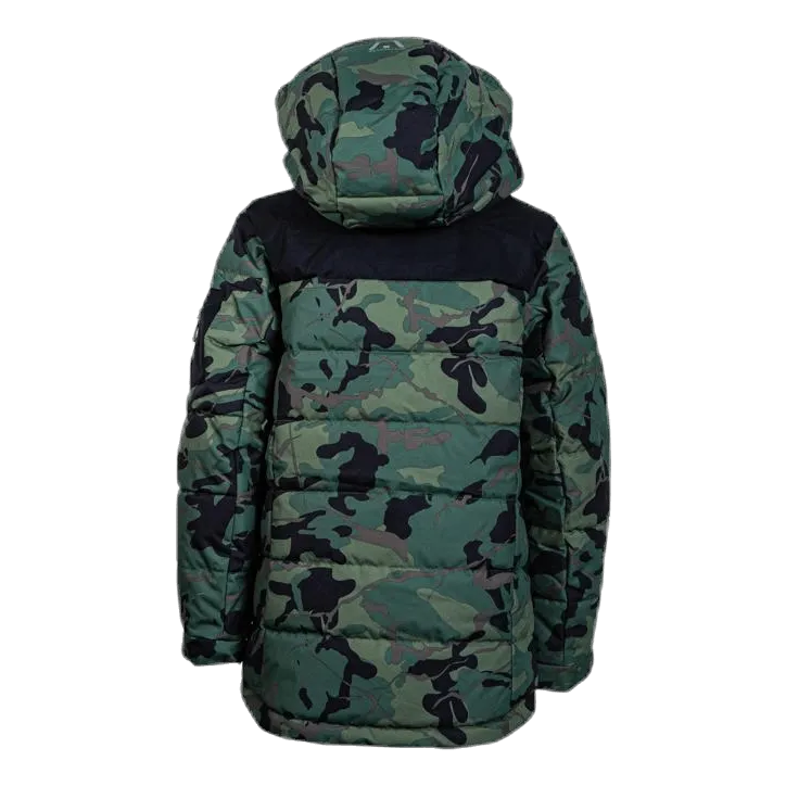 Ropa de color Polar Youth Puff Jacket Patterned/Green