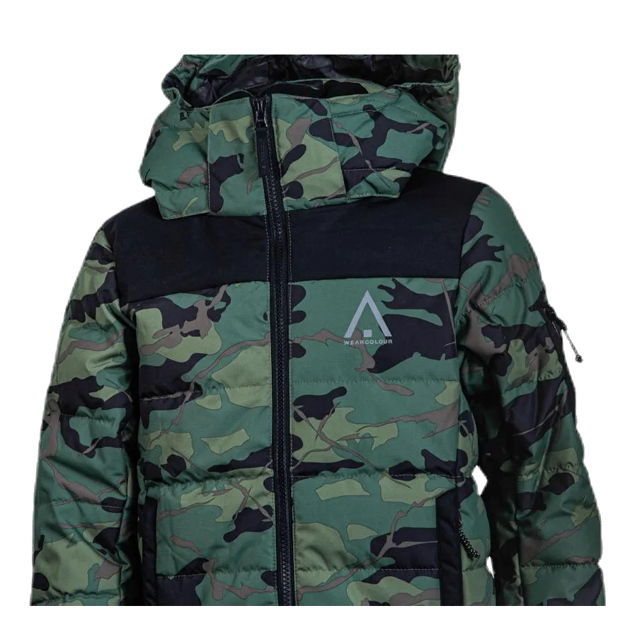 Ropa de color Polar Youth Puff Jacket Patterned/Green
