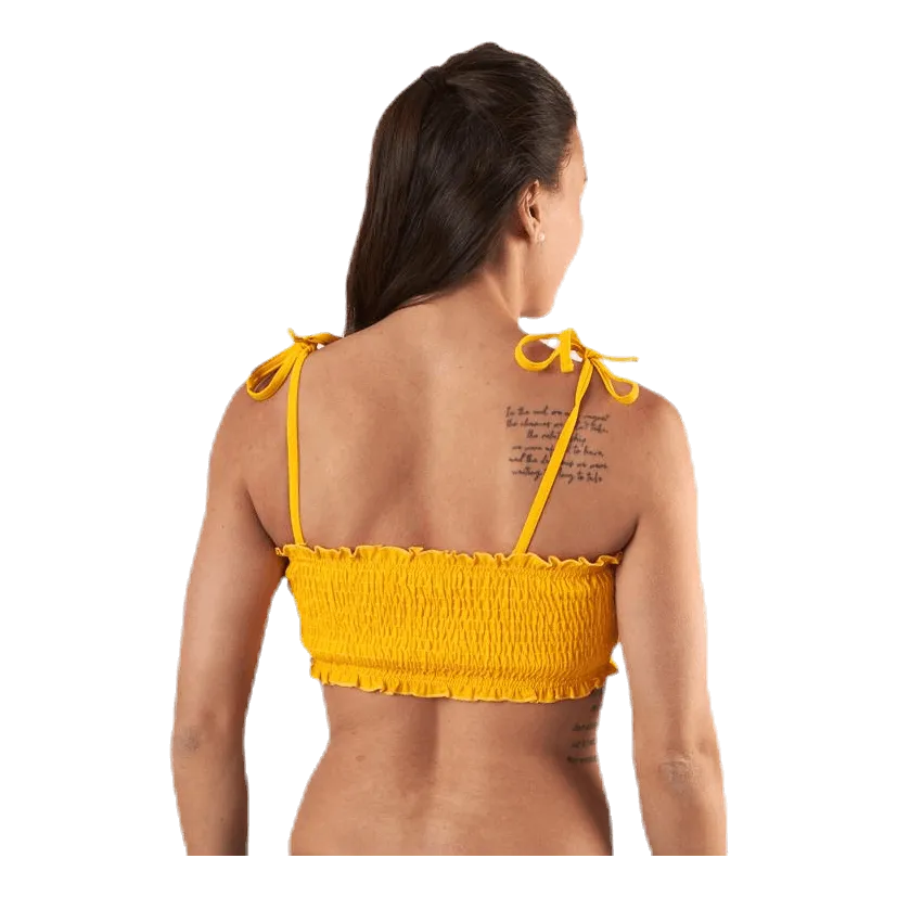 Ropa de playa Waikani Lani Smock Top Yellow
