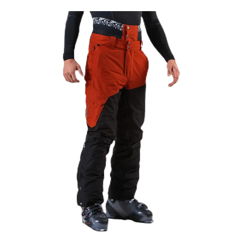 Ropa ecológica Picture Panel Pant Orange/Black