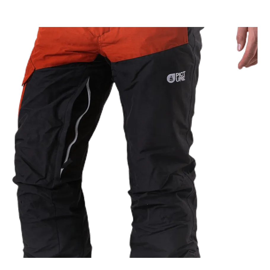 Ropa ecológica Picture Panel Pant Orange/Black