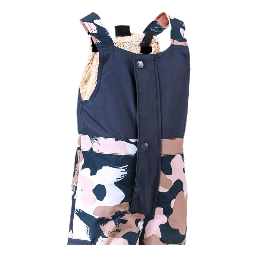 Ropa ecológica Picture Snowy Mini BIB Pant Pink/Patterned