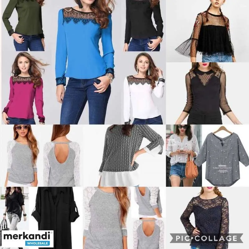 ROPA MUJER FASHION MIX – 500 PRENDAS  LOTES DE ROPA